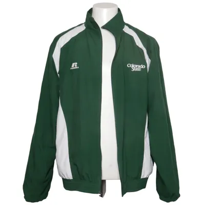 Trainingsjack (Groen, Wit) van Russell Polyester