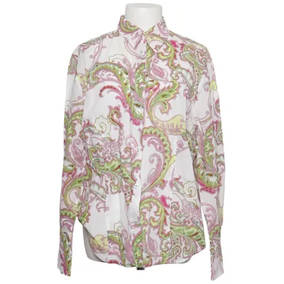 Blouse (White, Pink, Green) from Jacques Britt Cotton