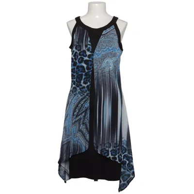 Kjole (Sort, Blå, Flerfarvet) fra Liberty Woman Elastan, Polyester, Viscose