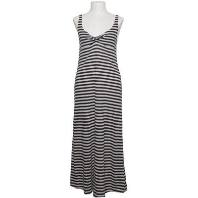 Maxi dress (Blue, White) from Mango