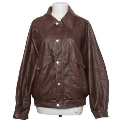 Jacket (Brown) from Cider Polyester, Polyurethane