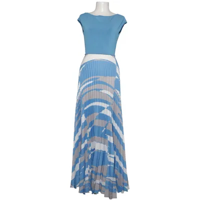 Maxikjole (Blå, Grå, Hvid) fra MaxMara Elastan, Polyamid, Polyester, Viscose