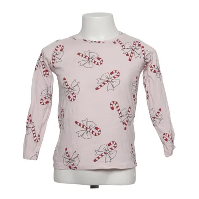 Langærmet t-shirt (Pink, Rød, Hvid) fra Dopo Dopo Bomuld