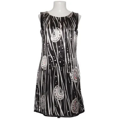 Klänning (Svart, Vit, Flerfärgad) från Lavand Elastan, Polyester