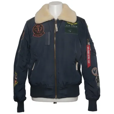 Blouson aviateur (B-15) de Alpha Industries Cuir, Nylon, Polyester