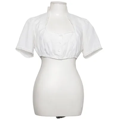 Dirndl blouse (White) from Alphorn Cotton, Polyester