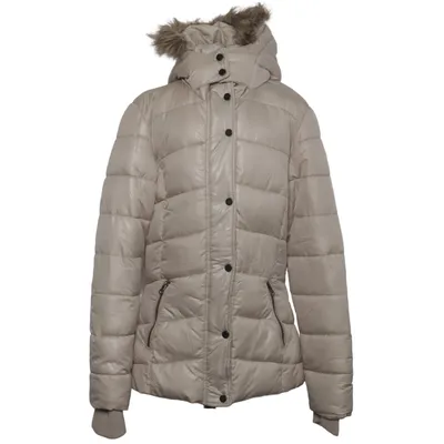 Winterjas (Beige) van Girls United Acryl, Elastaan, Polyester