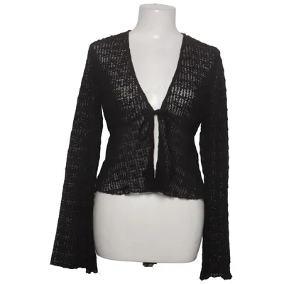 Slå-om top (Sort) fra Amisu Elastan, Polyester