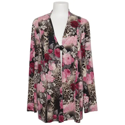 Veste (Rose, Noir, Multicolore) de Klaus Modelle Élasthane, Polyester