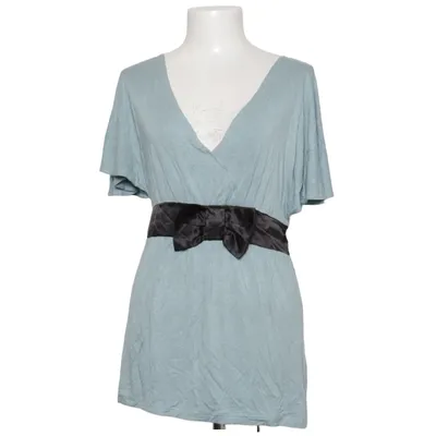 Top (Blue, Black) from Pussy Deluxe Elastane, Polyester, Viscose
