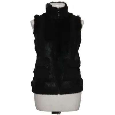 Ydervest (Sort) fra Oakwood Akryl, Polyester, Kaninpels, Uld