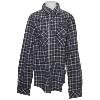Flannel shirt (Blue, White, Red) from Dognose Cotton