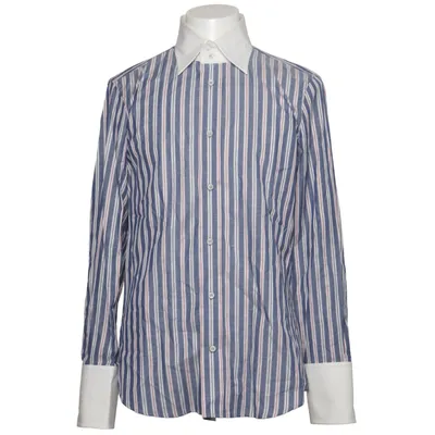 Shirt (Blue, White, Red) from Dsquared2 Cotton, Linen