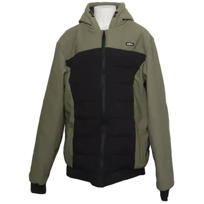 Winterjacke (Grün, Schwarz) von Zeeman Elasthan, Polyamid, Polyester