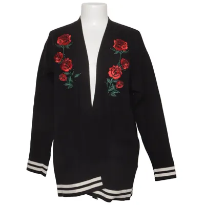 Cardigan (Sort, Rød, Hvid) fra Sandro Akryl, Kashmir, Elastan, Lyocell, Polyamid, Polyester, Viscose