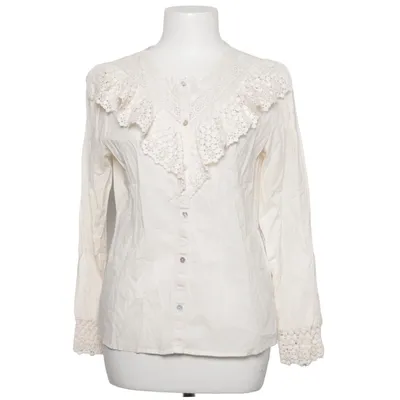 Bluse (Kaisa Life Ls Lace Dnm Blouse) fra ONLY Blue Denim Bomuld