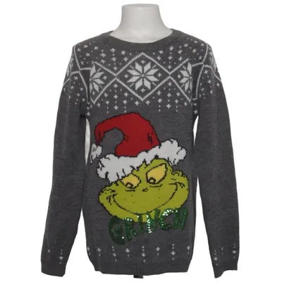 Pull de Noël (Gris, Multicolore) de Dr. Seuss