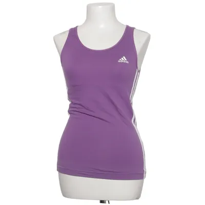 Træningstanktop (Lilla, Hvid) fra Adidas Elastan, Polyamid, Polyester