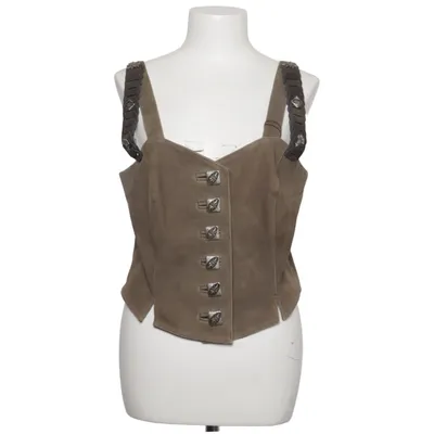 Gilet (Vert) de Country Line Cuir