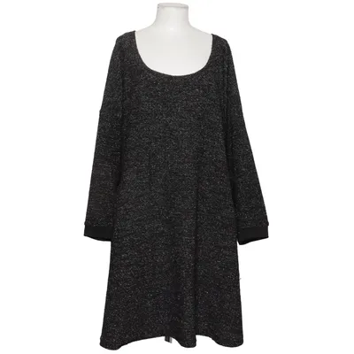 Robe (Noir, Gris) de Sheego Trend Acrylique, Fibre métallique, Polyester