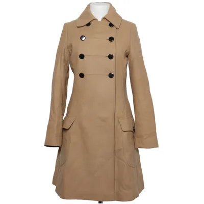 Coat (Beige) from BZR by Bruuns Bazaar Polyamide, Wool