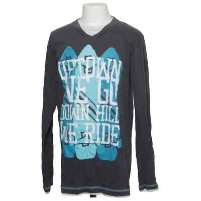 T-shirt à manches longues (Gris, Bleu, Blanc) de WE