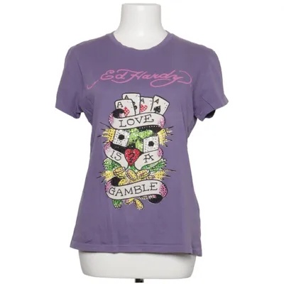 T-shirt (Lila, Flerfärgad) från Ed Hardy Bomull