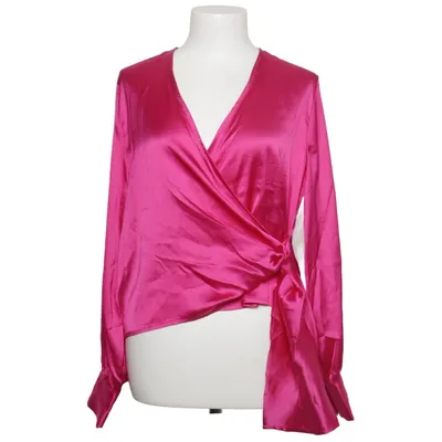 Wrap blouse (Pink) from Calliope Polyester
