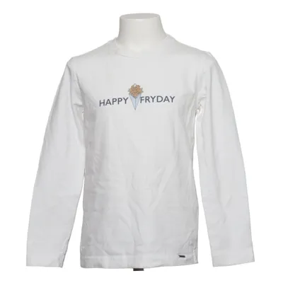Långärmad t-shirt (Vit) från Gymp Elastan, Ekologisk bomull