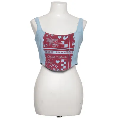 Crop top (Blå, Rød, Flerfarvet) fra Local Heroes