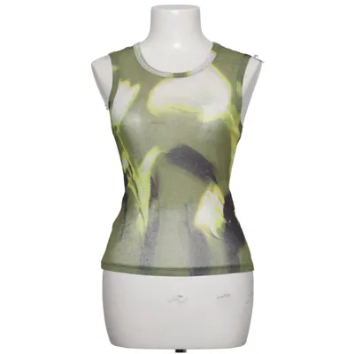 Tanktop  (Grøn, Gul, Hvid) fra Topshop Polyester