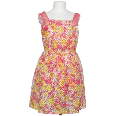 Dress (Yellow, Red, White, Multicolored) from Naf Naf Polyester, Viscose