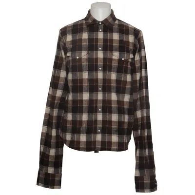 Chemise en flanelle (Marron, Noir, Beige) de Dsquared2 Coton