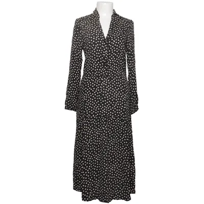 Wrap dress (Black, White) from One Step