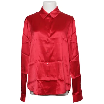 Pyjamasskjorta (Röd) från Silksilky Elastan, Silke
