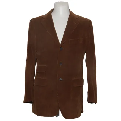 Blazer (Brown) from Ermenegildo Zegna Cashmere, Cotton, Cupro