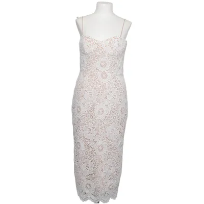 Cocktailkjole (Hvid, Beige) fra Jarlo Elastan, Polyester