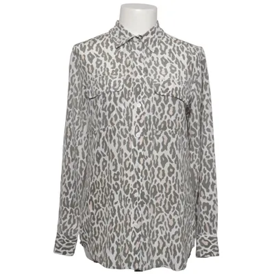 Bluse (Grå, Beige, Hvid) fra Equipment Femme Silke