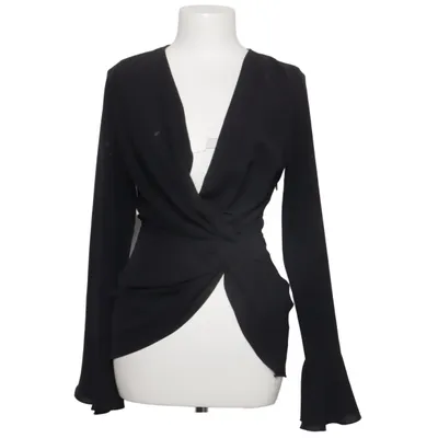 Blouse portefeuille (Noir) de Explosion Polyester