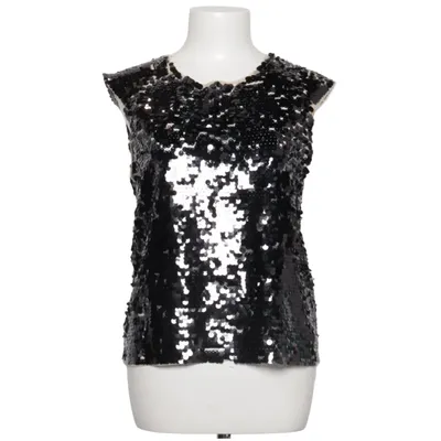 Top (Zwart, Zilver) van Zara Knit Polyamide