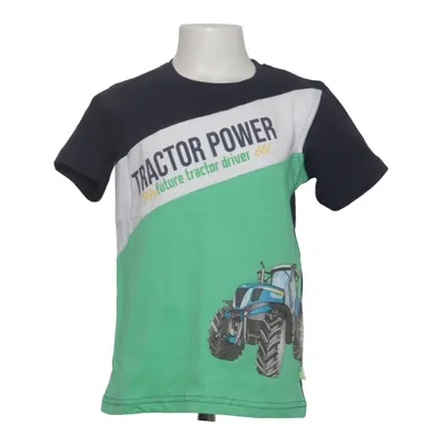 T-shirt (Blauw, Groen, Wit) van Salt and Pepper Katoen