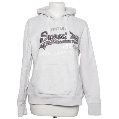 Huvtröja (Grå) från Superdry Bomull, Polyester