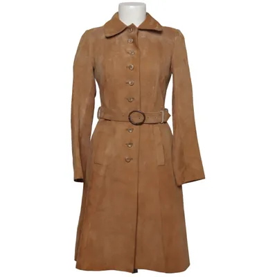 Leather coat (Beige)