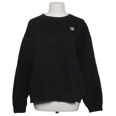 Sweatshirt (Noir) de White Line Fila Coton, Polyester