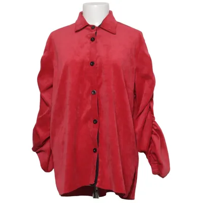 Bluse (Rød, Sort) fra Jana Polyester, Viscose, Elastan