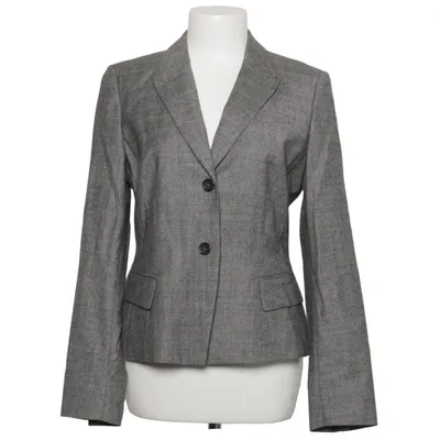 Blazer (Gray) from Strenesse Gabriele Strehle Acetate, Cupro, Wool