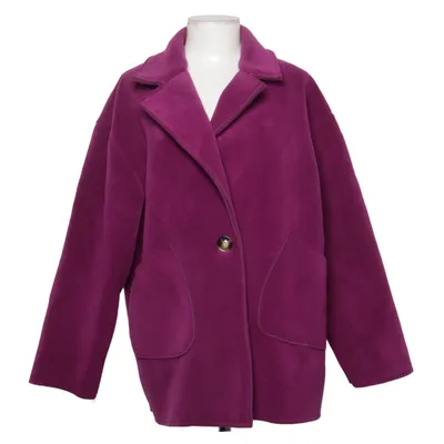Manteau (Violet) de Glossy Élasthane, Polyester, Viscose