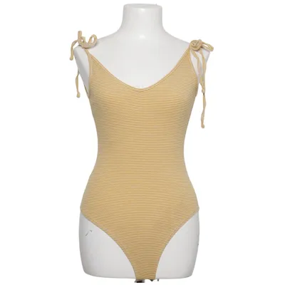 Body (Beige, White) from Daphnea Cotton, Elastane
