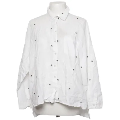 Skjorta (Vit, Svart) från Zara Basic Bomull