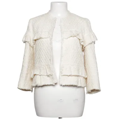 Jacka (Vit) från Zara Woman Akryl, Bomull, Polyester